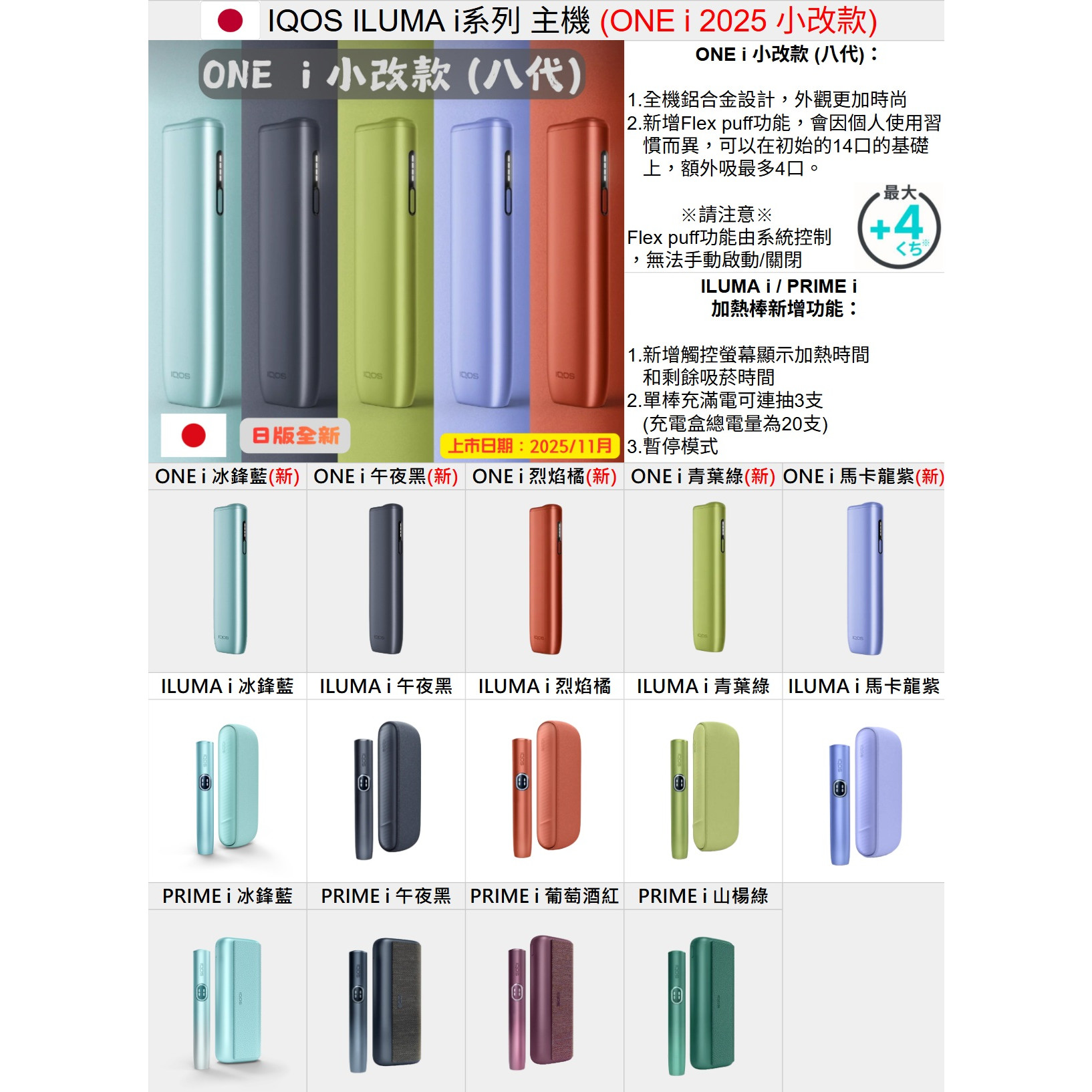 IQOS - ILUMA 主機 圖片2 IQOS菸彈 日T 哈T 亞T 韓T TEREA HEETS 主機